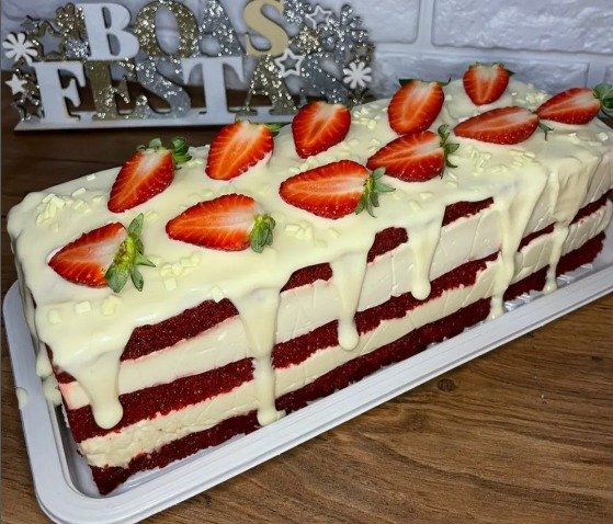 Bolo de Morango